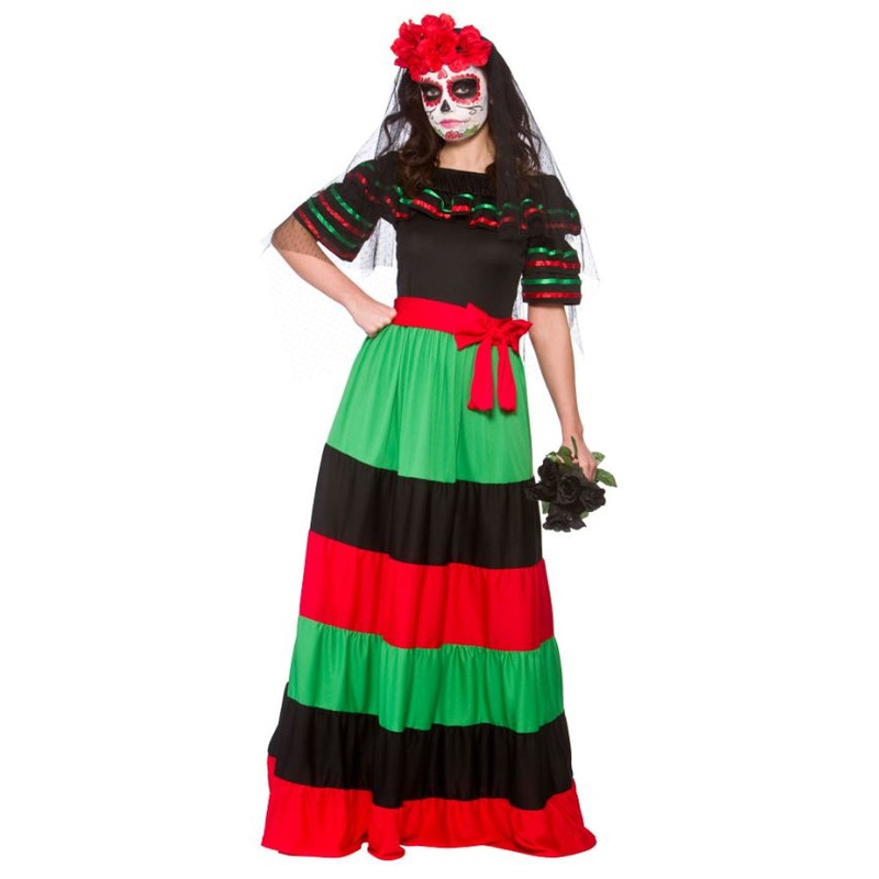 Ladies Day Of The Dead Senorita Costume - Plus Size
