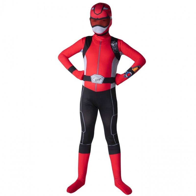 Tween Power Rangers Red Beast Morphsuit