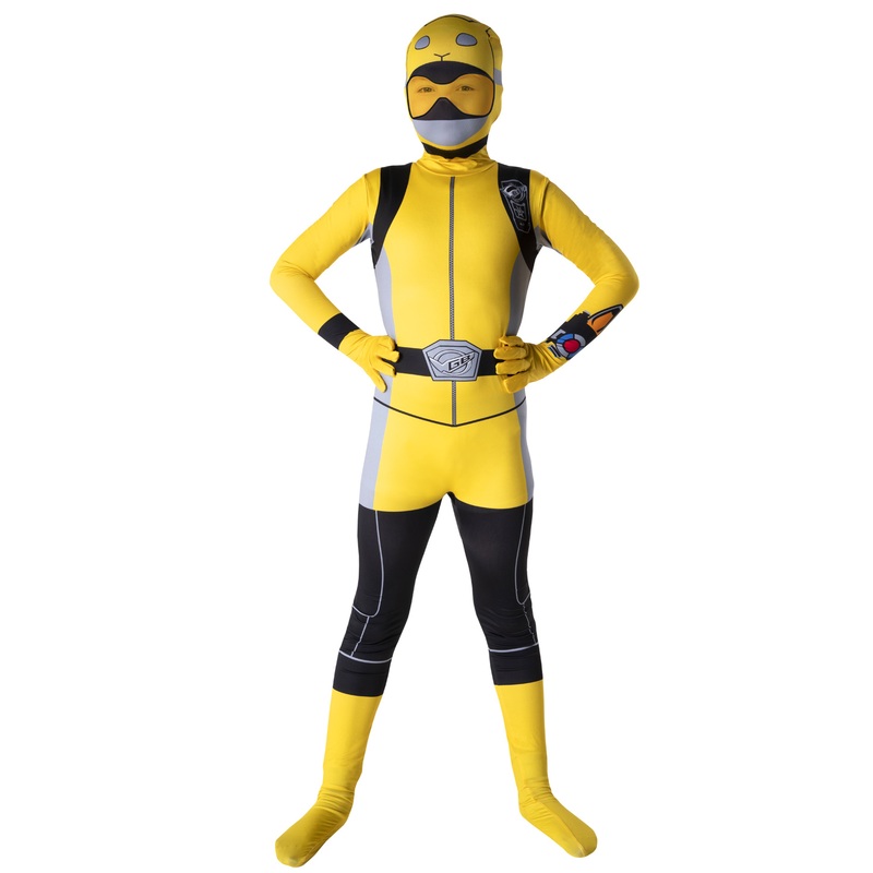 Tween Power Rangers Yellow Beast Morphsuit