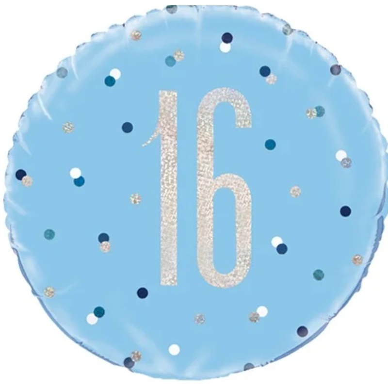 16th Birthday Foil Balloon 18"