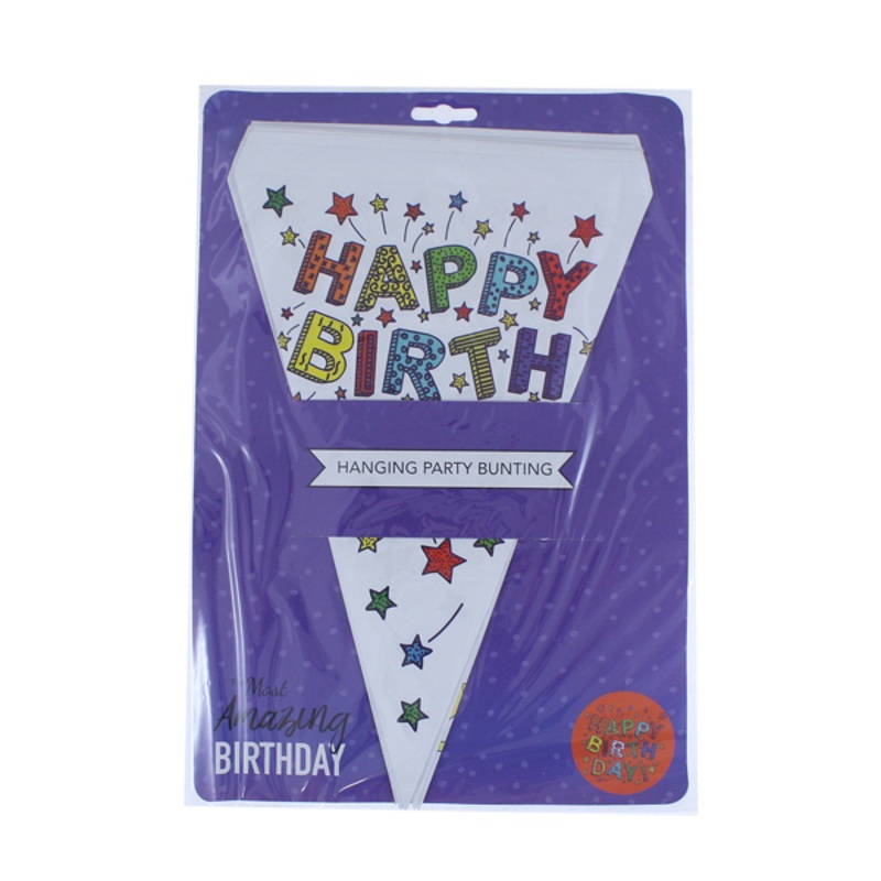 Happy Birthday Party Bunting 2.7M