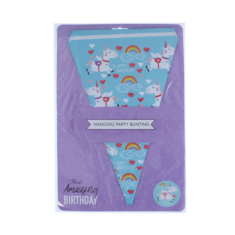 Happy Birthday Unicorn Bunting