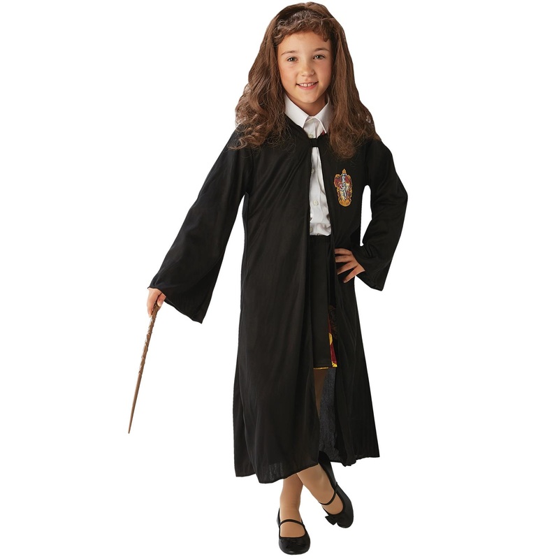 Hermione Costume Set- Robe, Wig and Wand