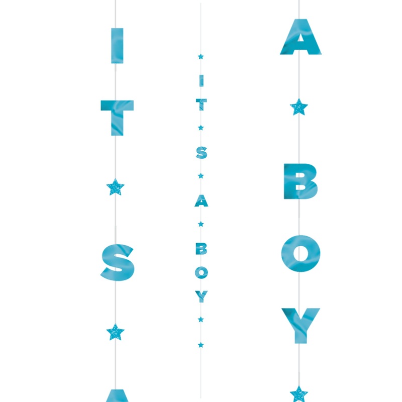 It's a Boy Balloon Fun Strings 1.82m