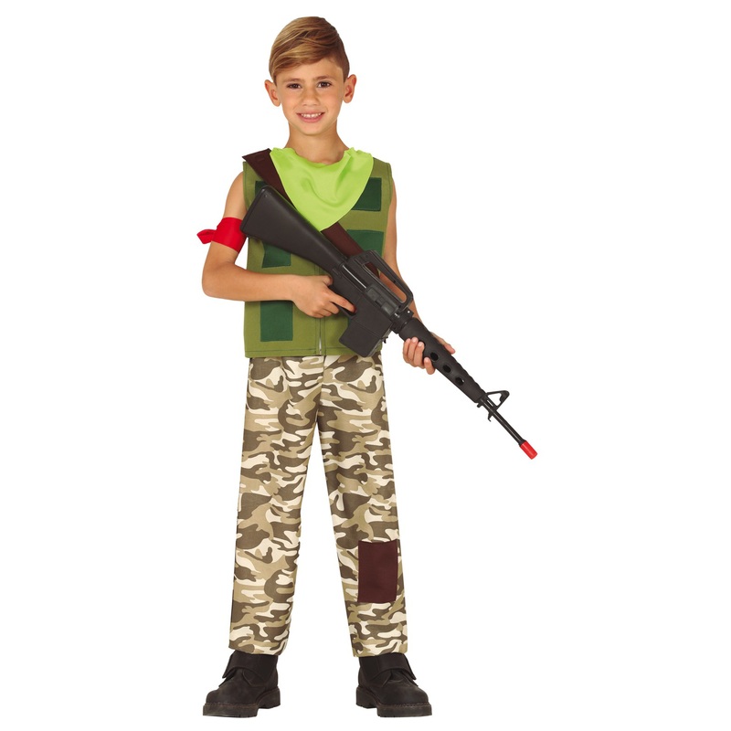 Kids Mercenary Gamer Costume