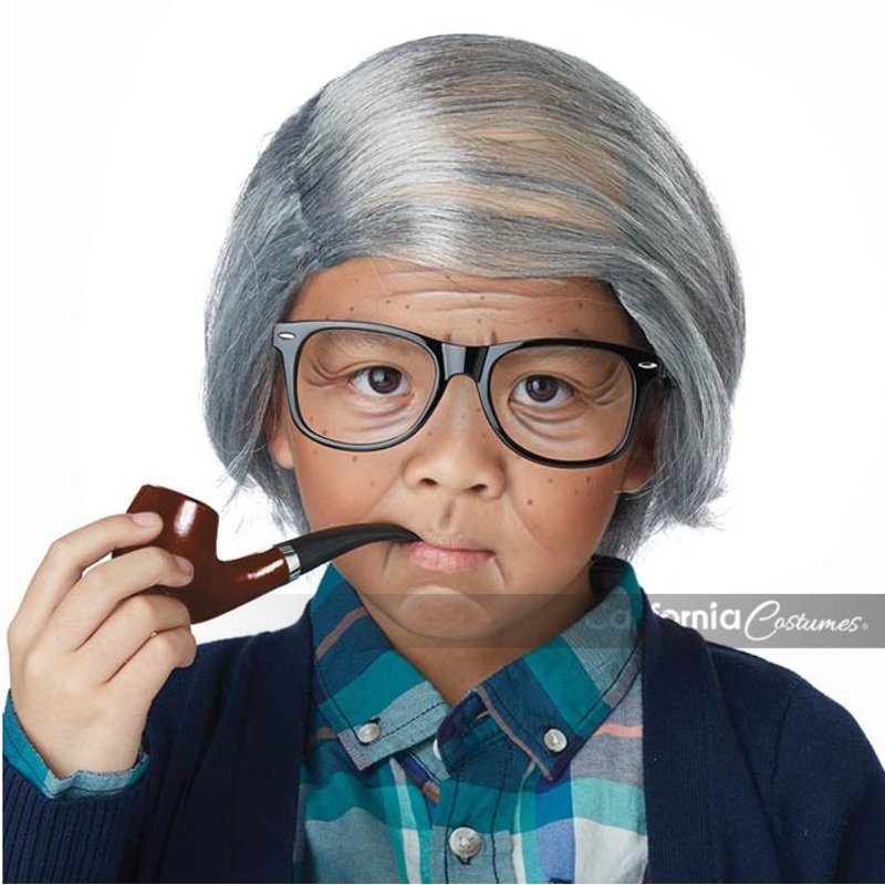 Old Man Combover - Child Costume Kit