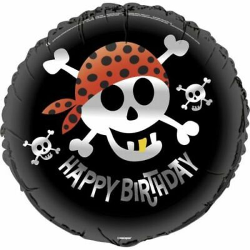Pirate Fun Happy Birthday Balloon - 18" Balloon