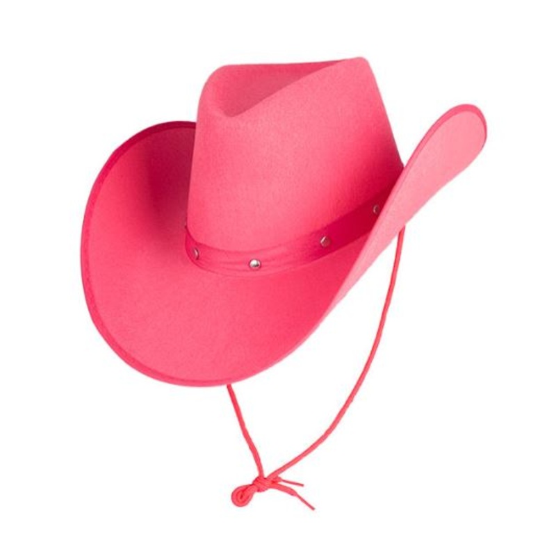 Texan Cowboy Hat - Hot Pink