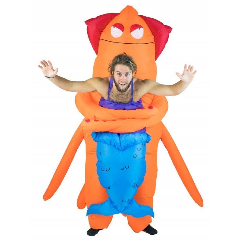 Inflatable Squid Monster/Mermaid Costume