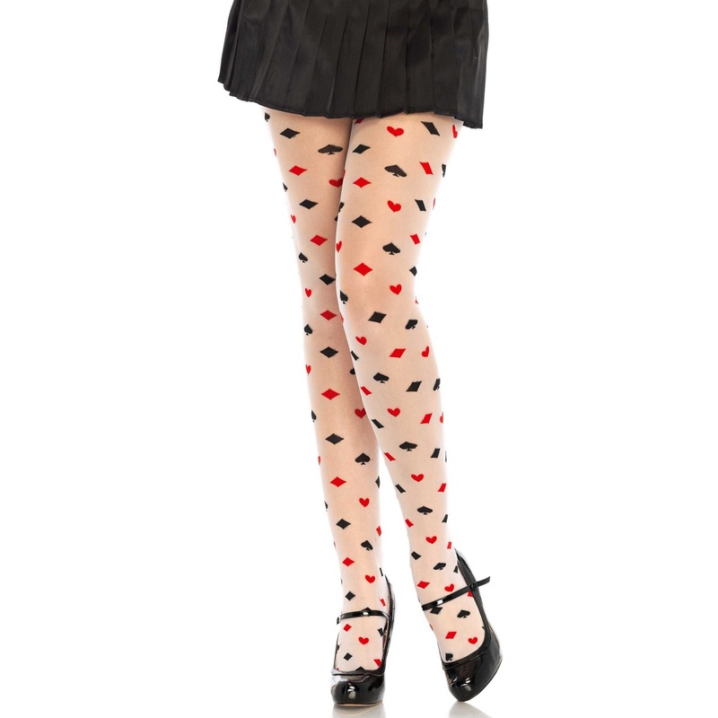 Royal Card Suit Pantyhose