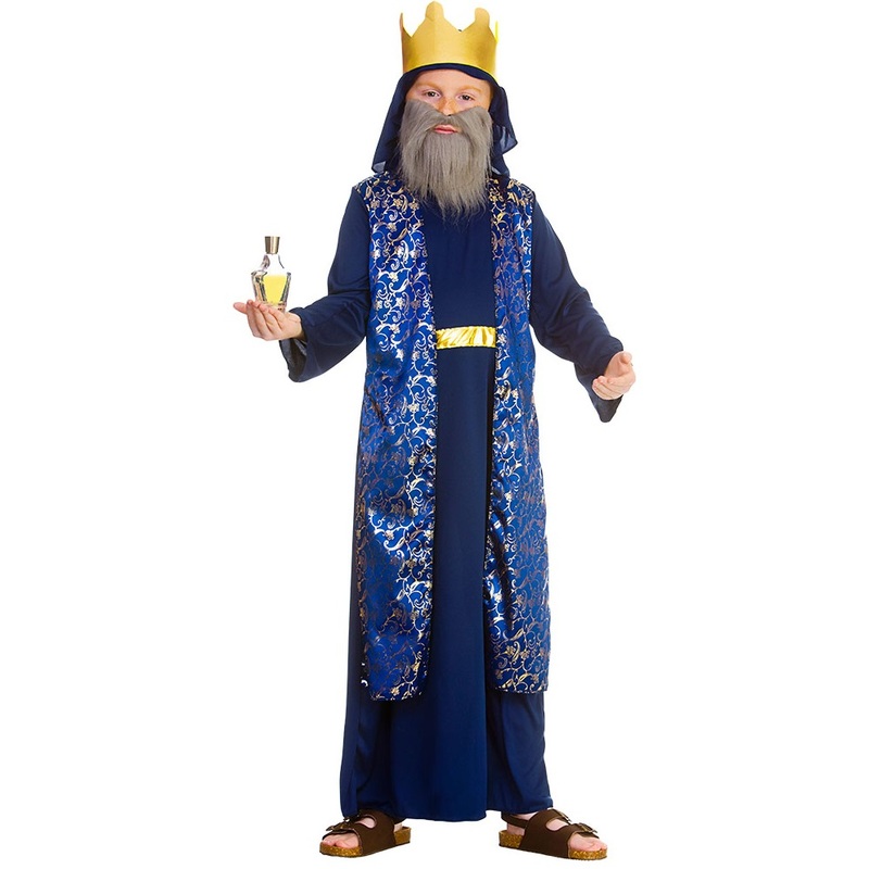 Tween Blue Wise Man Costume