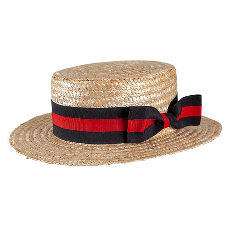 Classic Boater Hat.