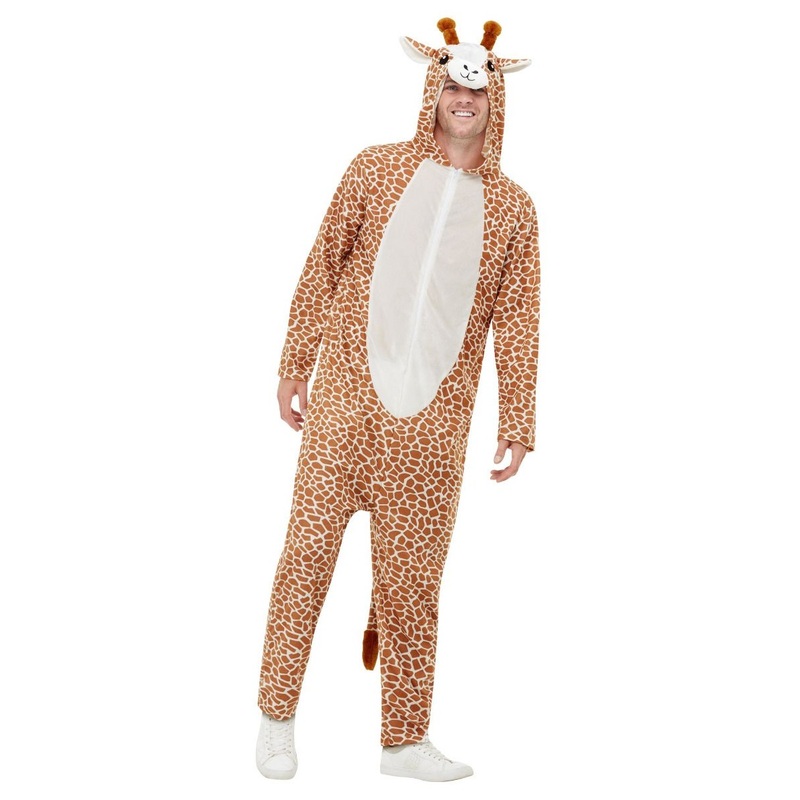 Giraffe Hooded Jumpsuit