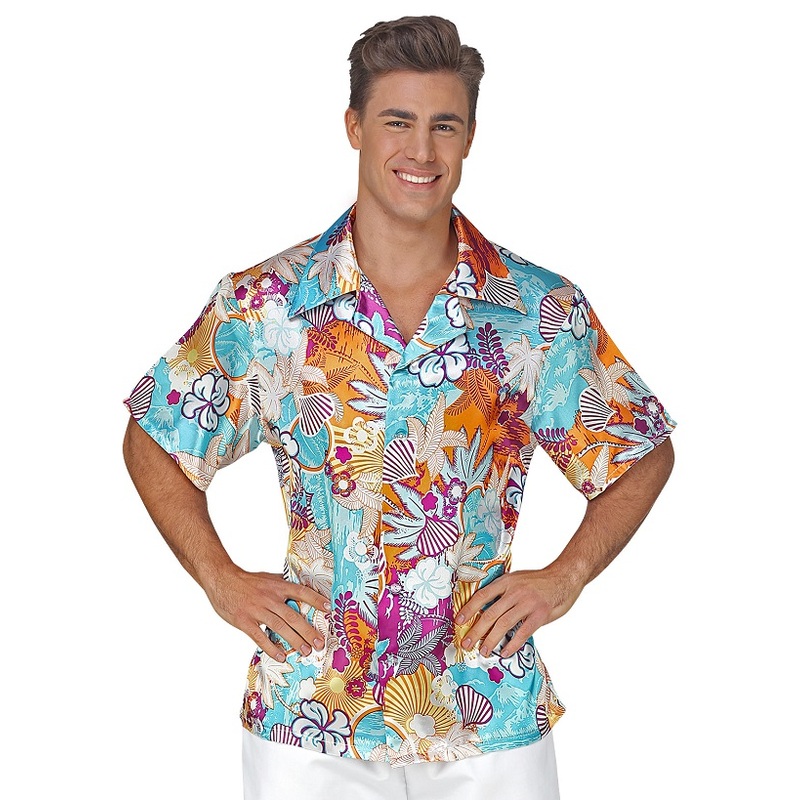 Satin Hawaiian Shirt