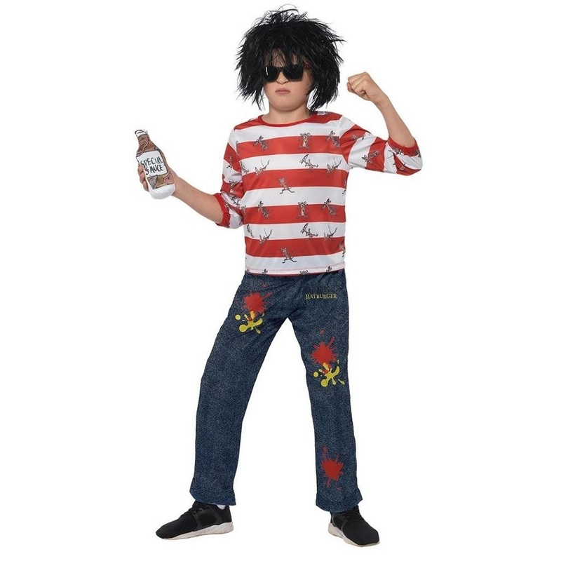 David Walliams Deluxe Ratburger Costume - Tween