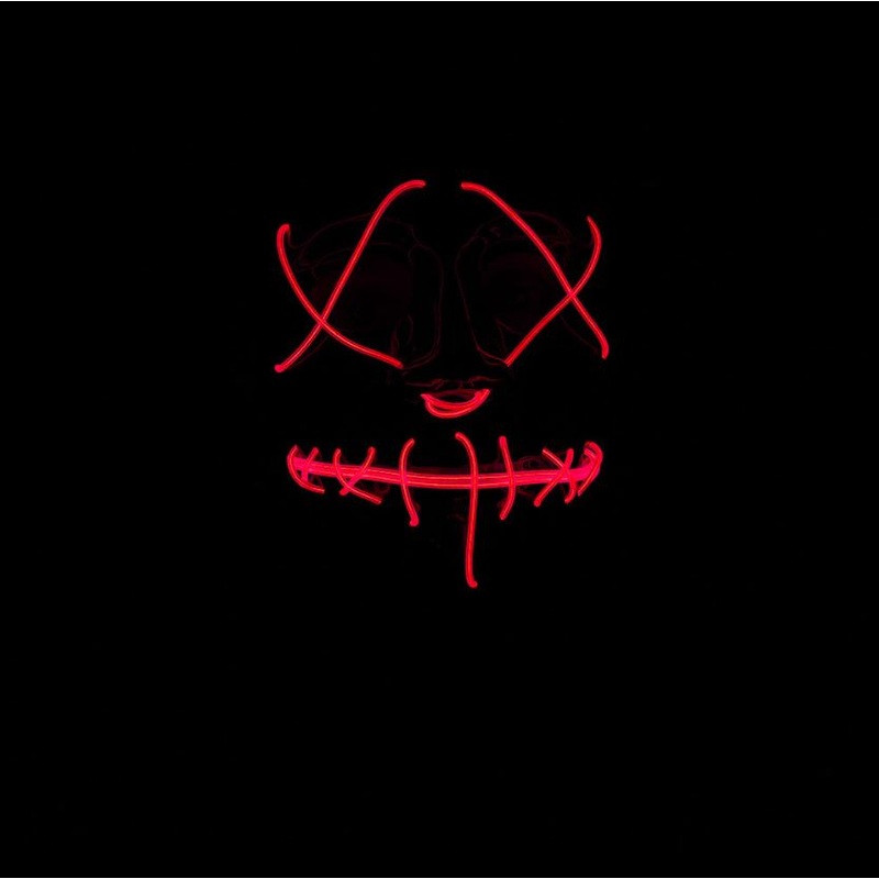 Light Up Neon Mask