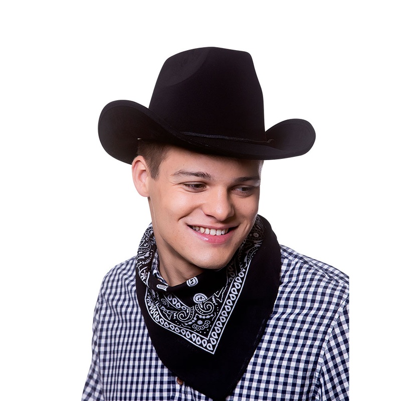 Super Deluxe Cowboy Hat - Black