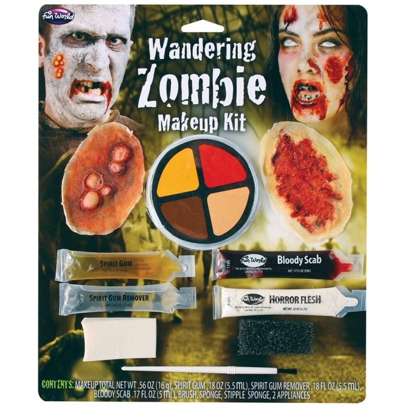 Wandering Zombie Make-up Kit