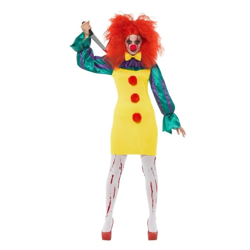 Classic Horror Clown Lady Costume