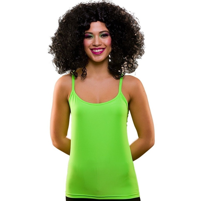 80's Neon Vest Top - Green
