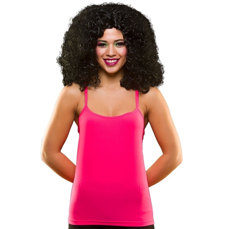 80's Neon Vest Top - Pink
