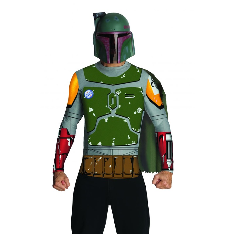 Adult Boba Fett Top And Mask