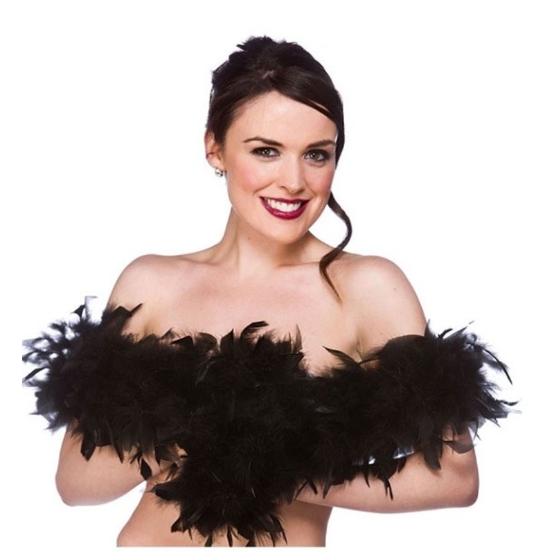 Black Feather Boa - 60g