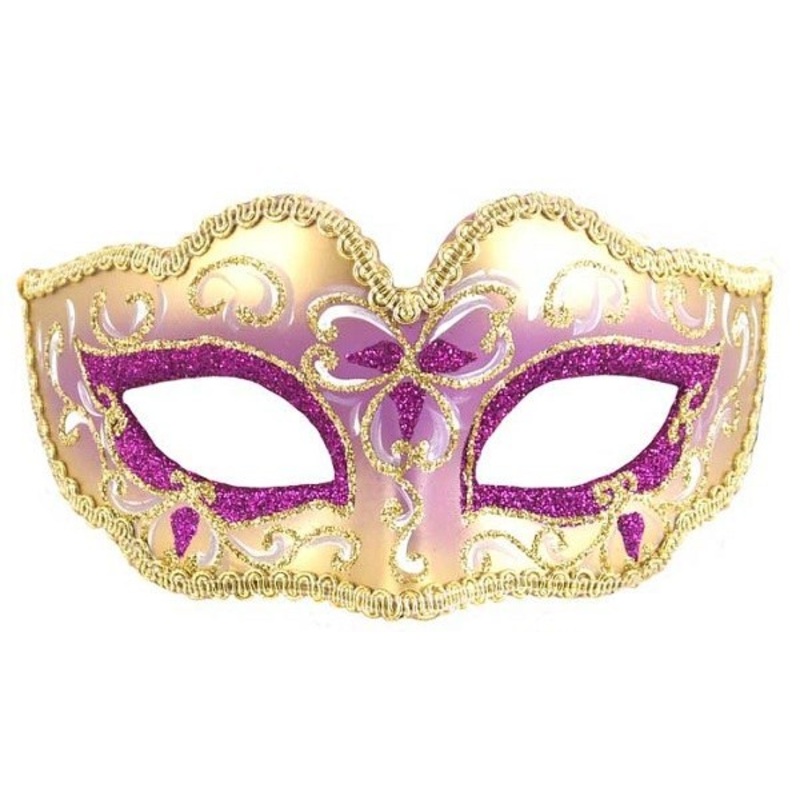 Glitter Eye Mask - Purple
