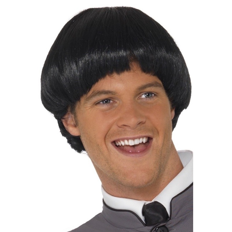 Swinging 60's Bowl Wig - Black