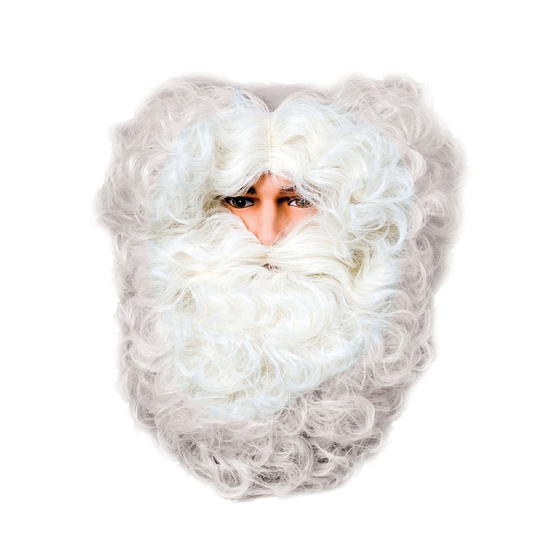 Deluxe Flaxen Beard & Headband Set