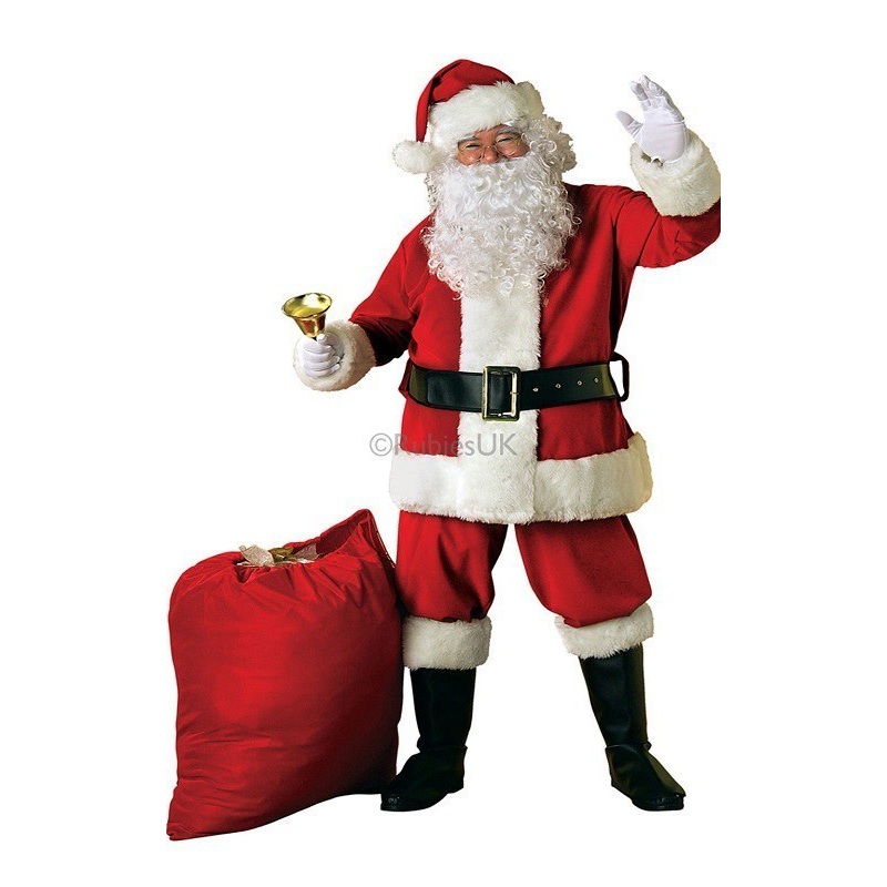 Deluxe Velour Santa Suit