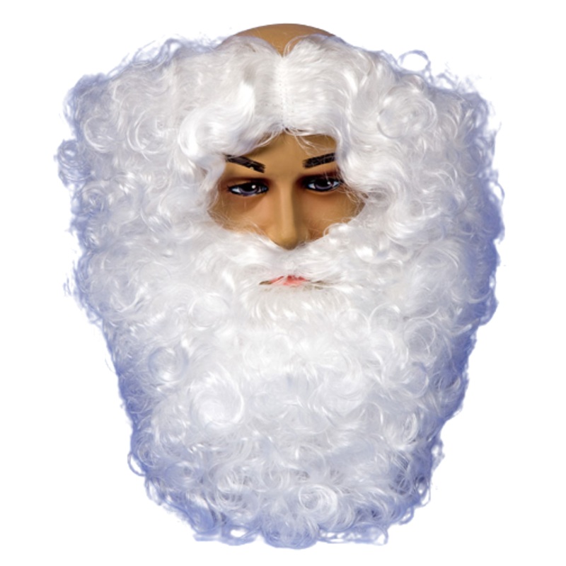 Deluxe White Beard And Headband