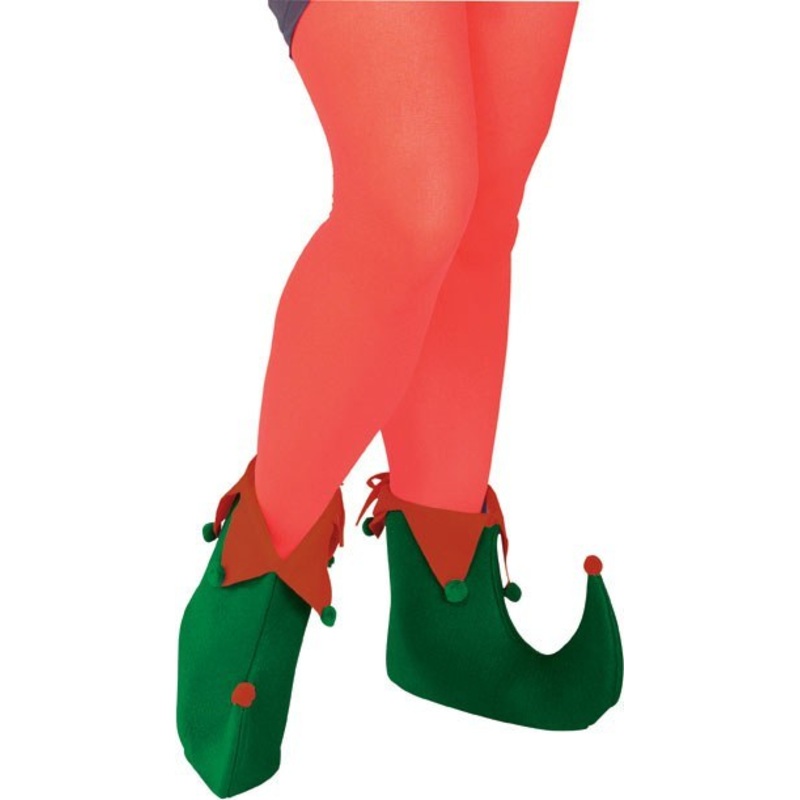 Red + Green Elf Shoes