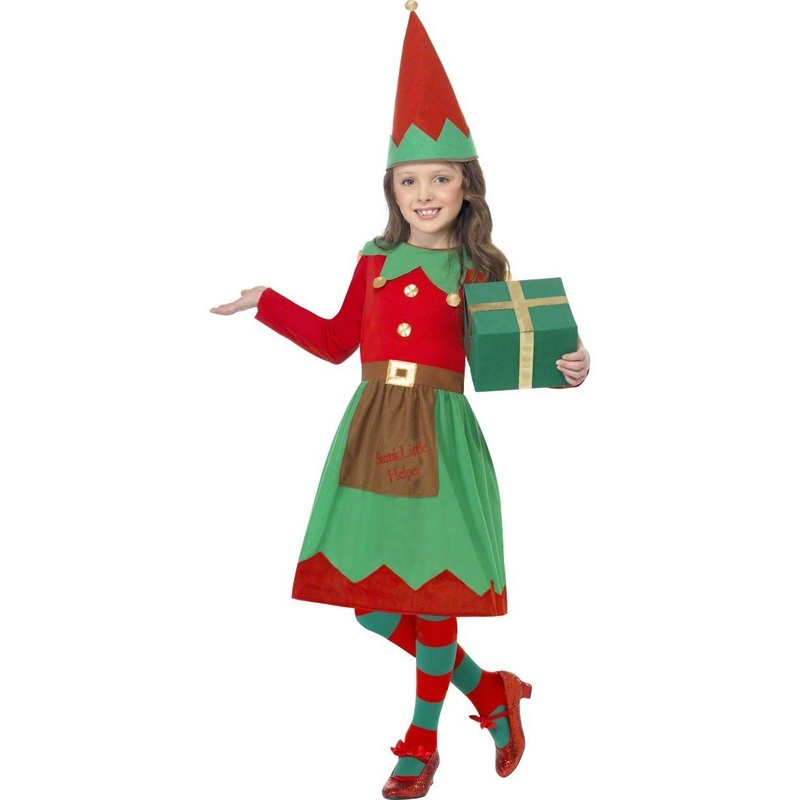 Santa's Little Helper Costume - Tween