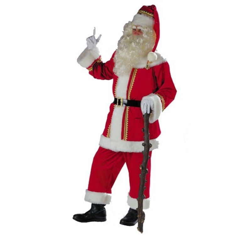Santa Suit with Gold Braiding XL