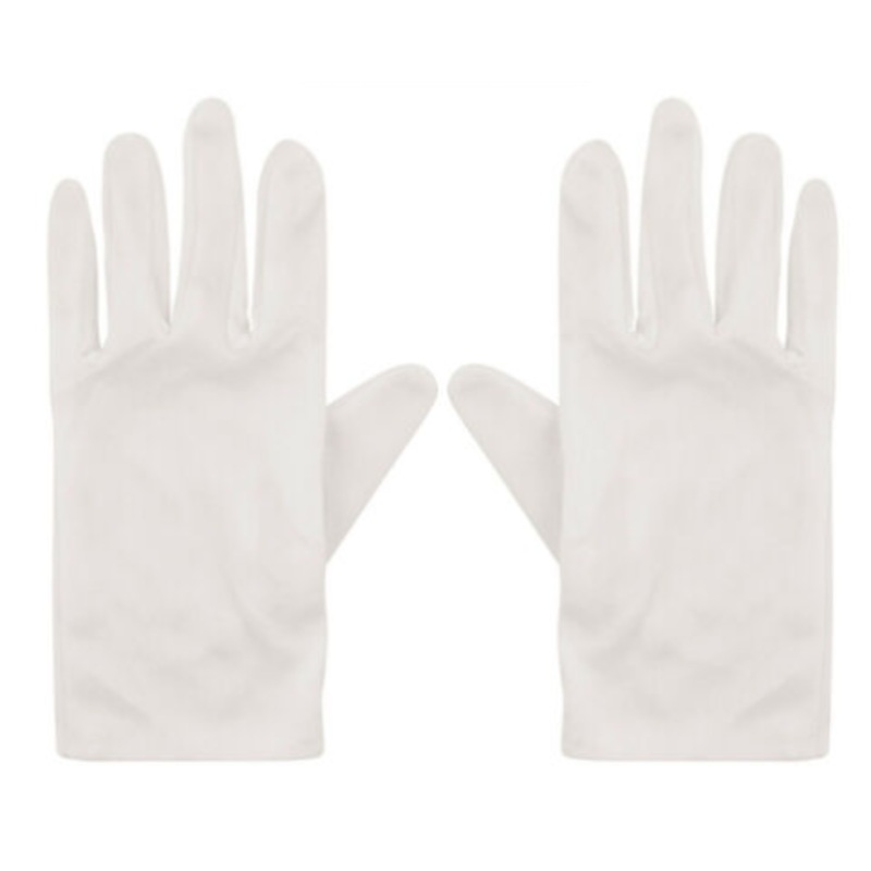 White Adult Gloves