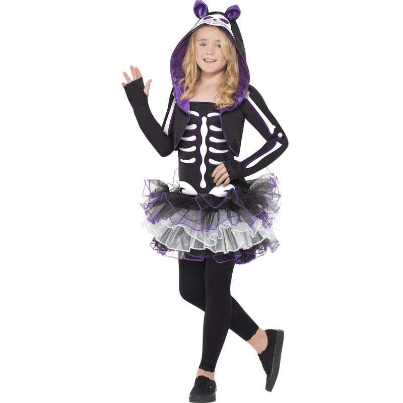 Skelly Cat Costume - Tween