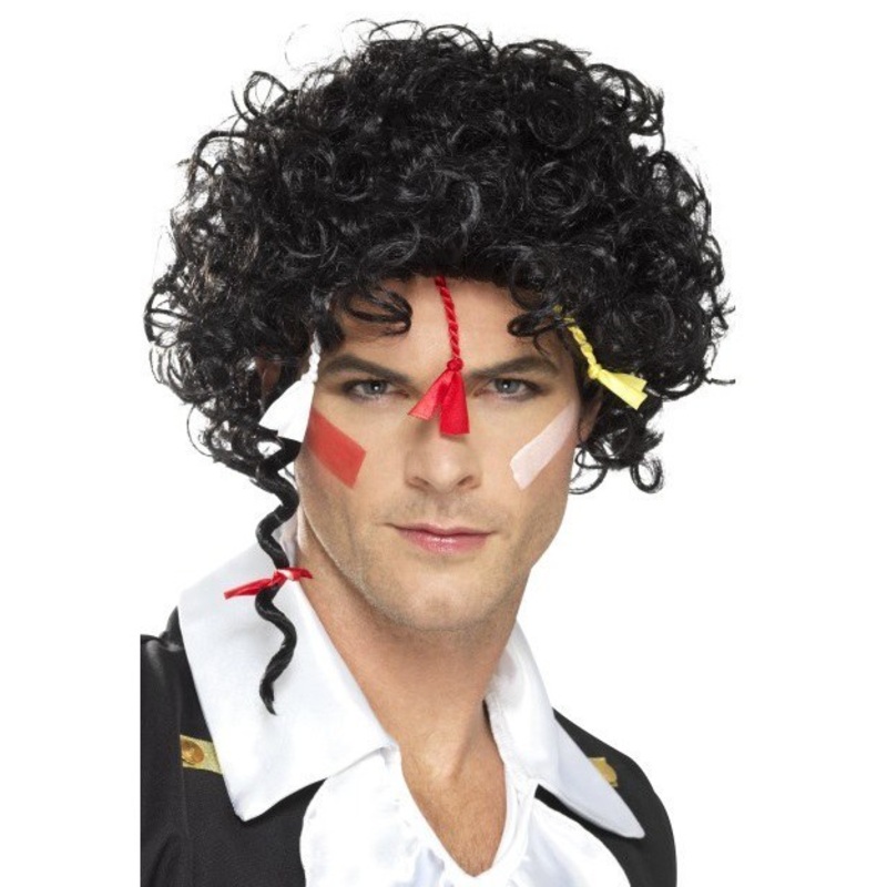 80's New Romantic Wig - Black