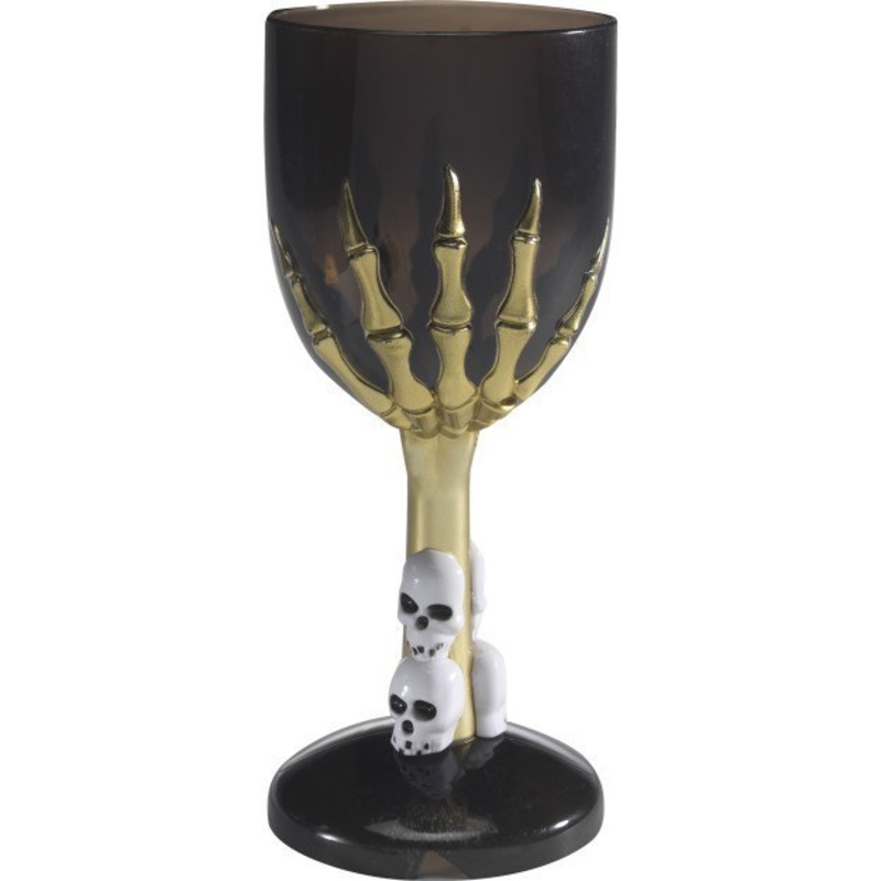 Gothic Wine Glass - Black