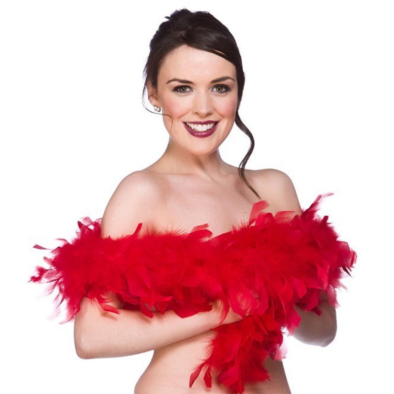 Supersoft Feather Boa - Red