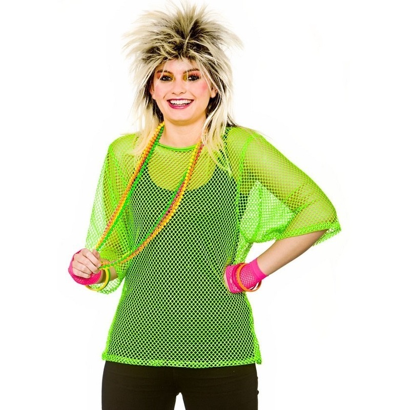 80's Mesh Top - Neon Green