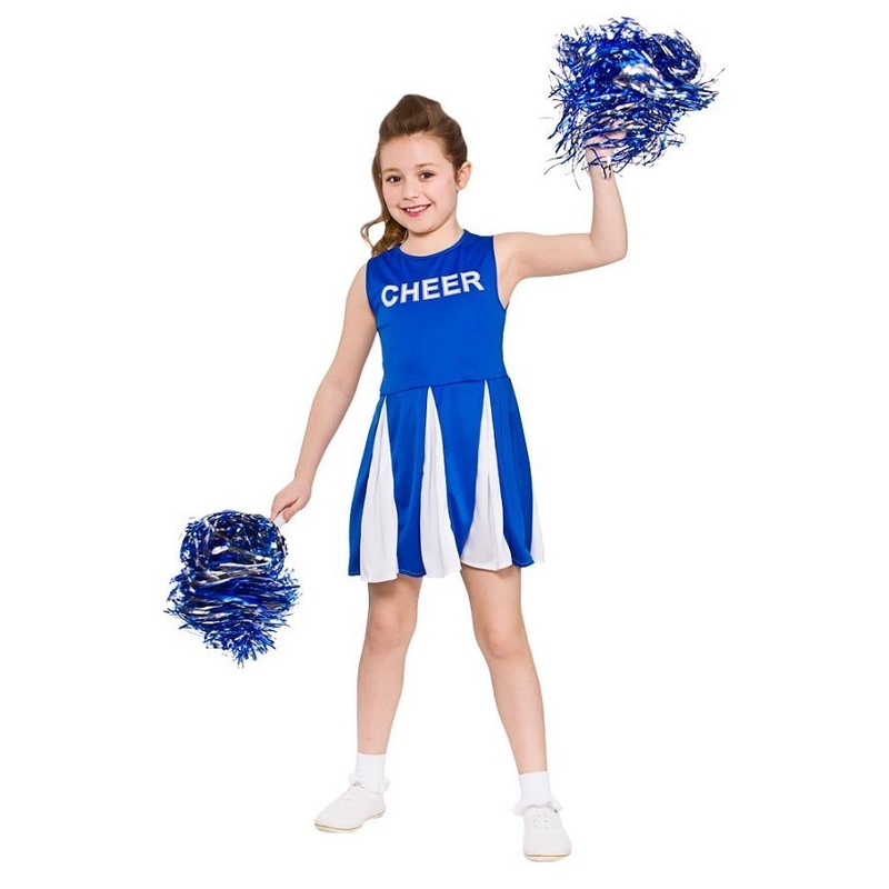 Blue Cheerleader Costume - Teen