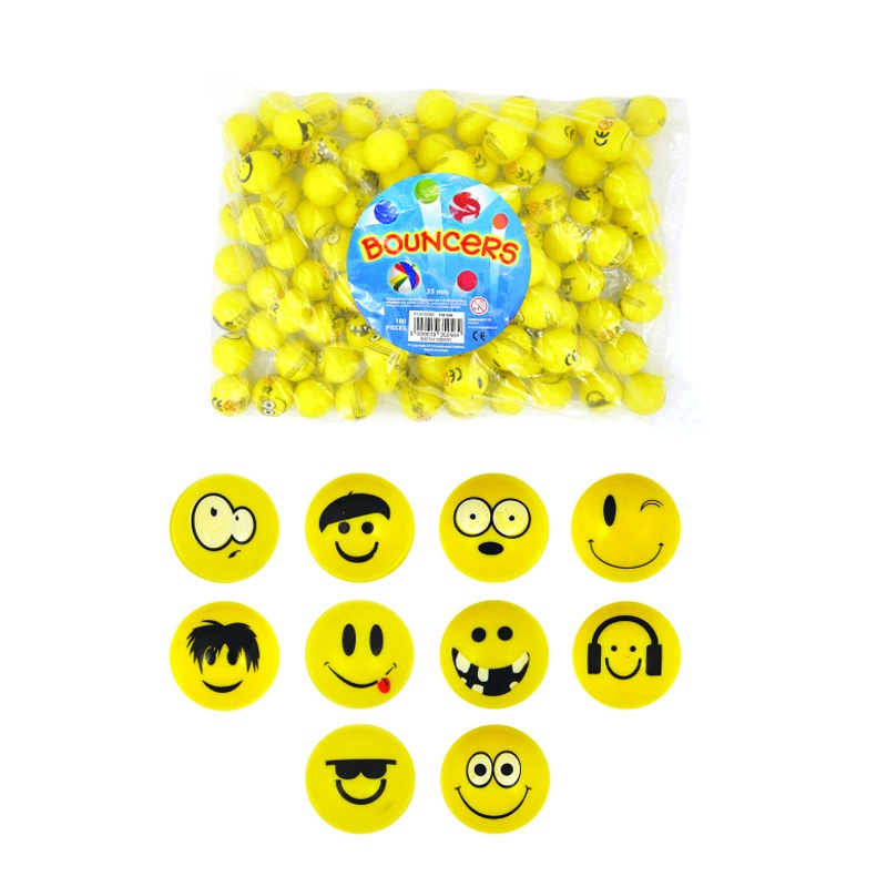 Bouncing Emoji Balls