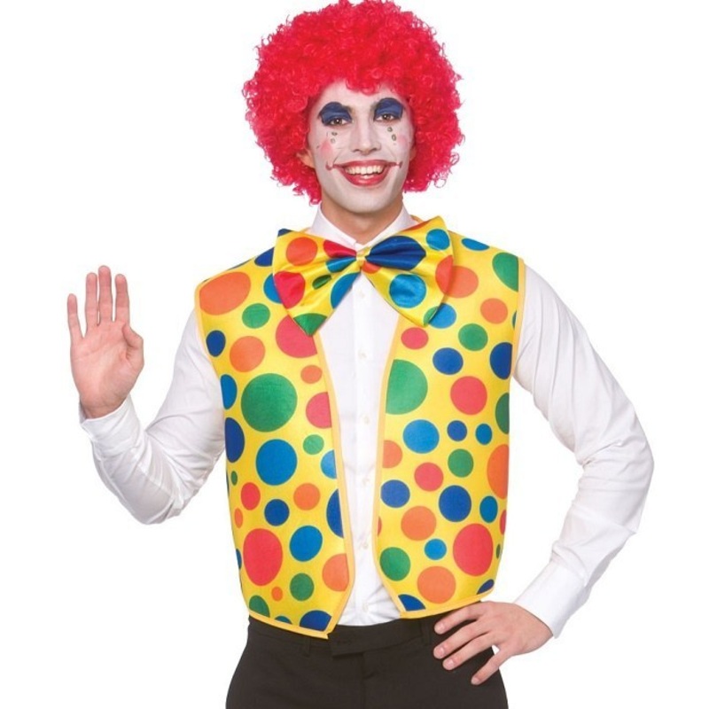 Clown Waistcoat & Bow Tie
