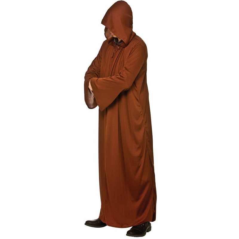 Hooded Robe - Brown