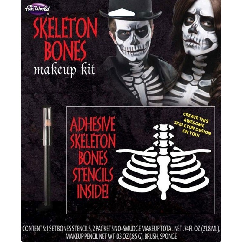 Skeleton Bones Makeup Kit