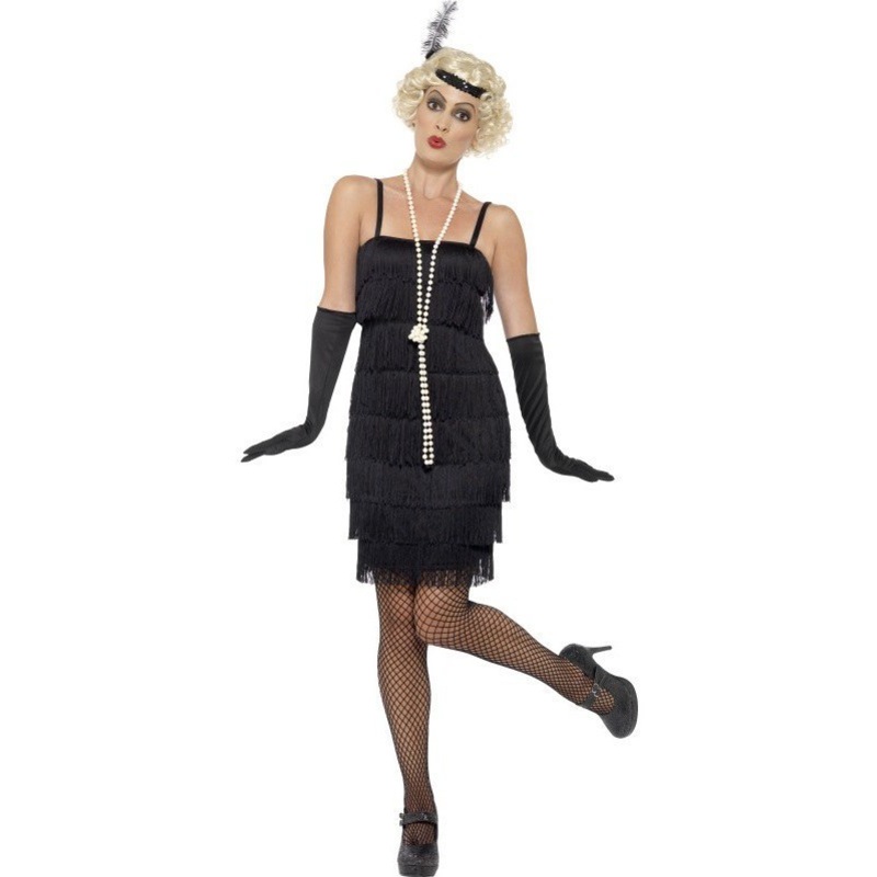 Black Flapper - Plus Size