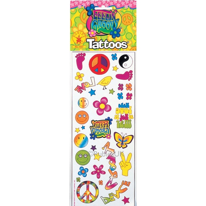 Feelin' Groovy Temporary Tattoos