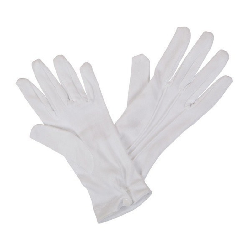 Mens White Gloves