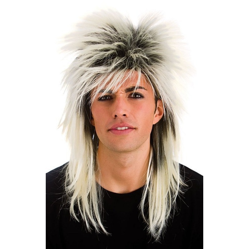 Blonde 80's Rocker Wig - Unisex
